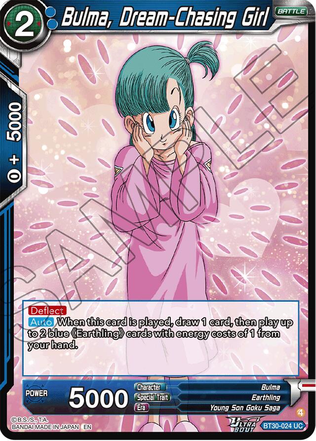 Bulma, Dream-Chasing Girl (BT30-024) [Three Glorious Fighters]