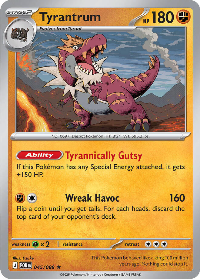 Tyrantrum (045/088) [Mega Evolution: Perfect Order]