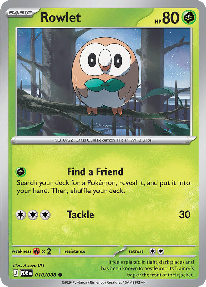 Rowlet (010/088) [Mega Evolution: Perfect Order]