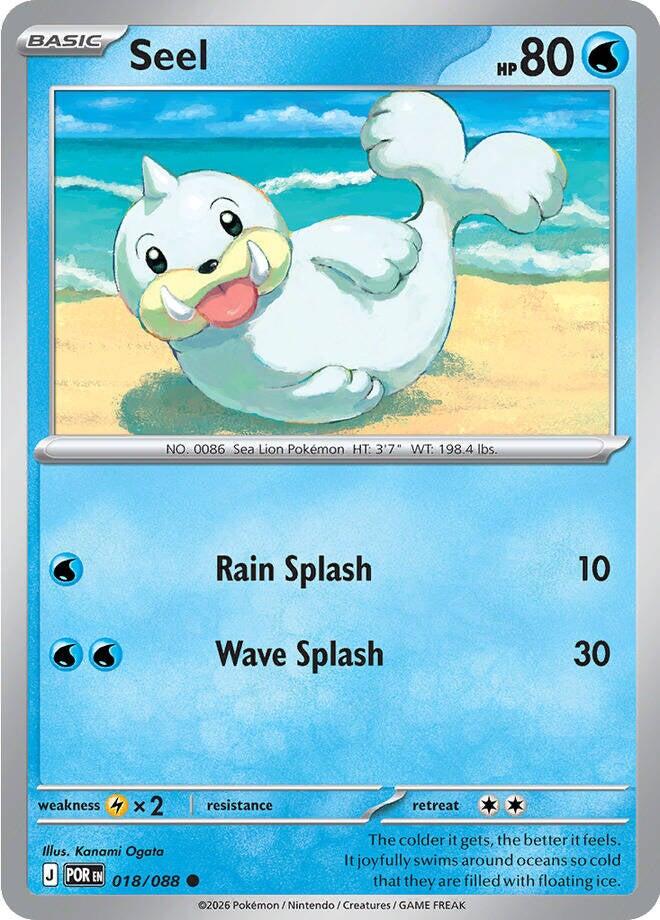 Seel (018/088) [Mega Evolution: Perfect Order]