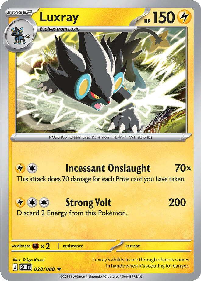 Luxray (028/088) [Mega Evolution: Perfect Order]