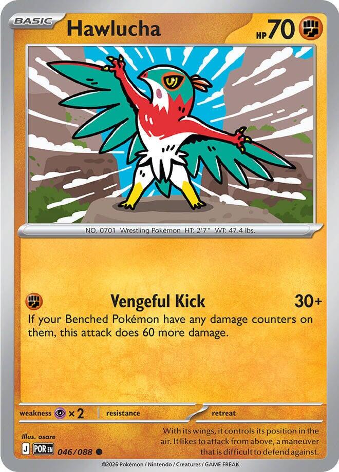 Hawlucha (046/088) [Mega Evolution: Perfect Order]