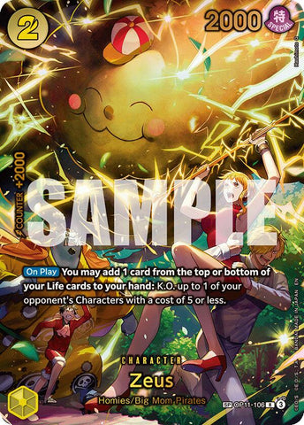 Zeus (OP11-106) (SP) [Adventure on Kami's Island]
