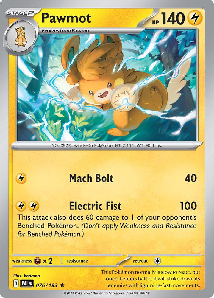Pawmot (076/193) (Deck Exclusives) [Scarlet & Violet: Base Set]