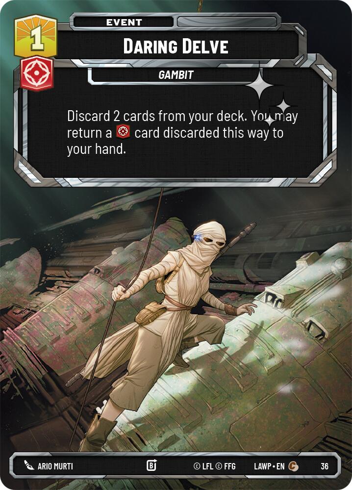 Daring Delve (36) (Foil) (36) [A Lawless Time: Weekly Play]