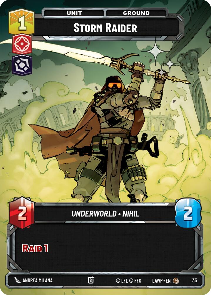 Storm Raider (35) (Foil) (35) [A Lawless Time: Weekly Play]