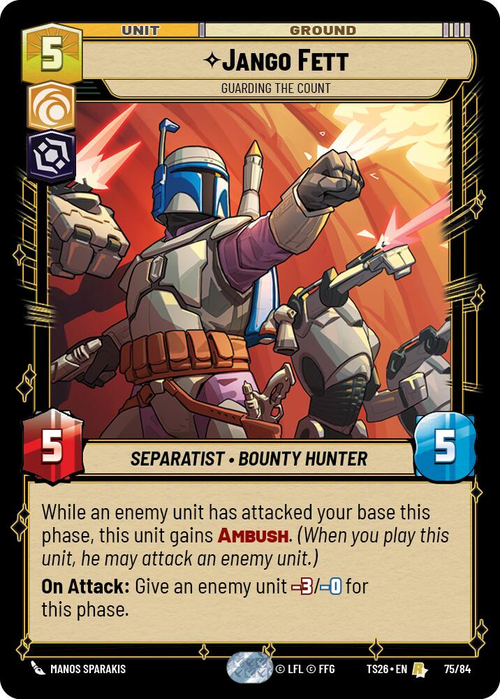Jango Fett - Guarding the Count (75/84) (75/84) [Twin Suns]