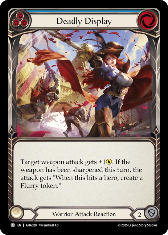 Deadly Display (Blue) [AHA020] (Armory Deck Origins: Hala)