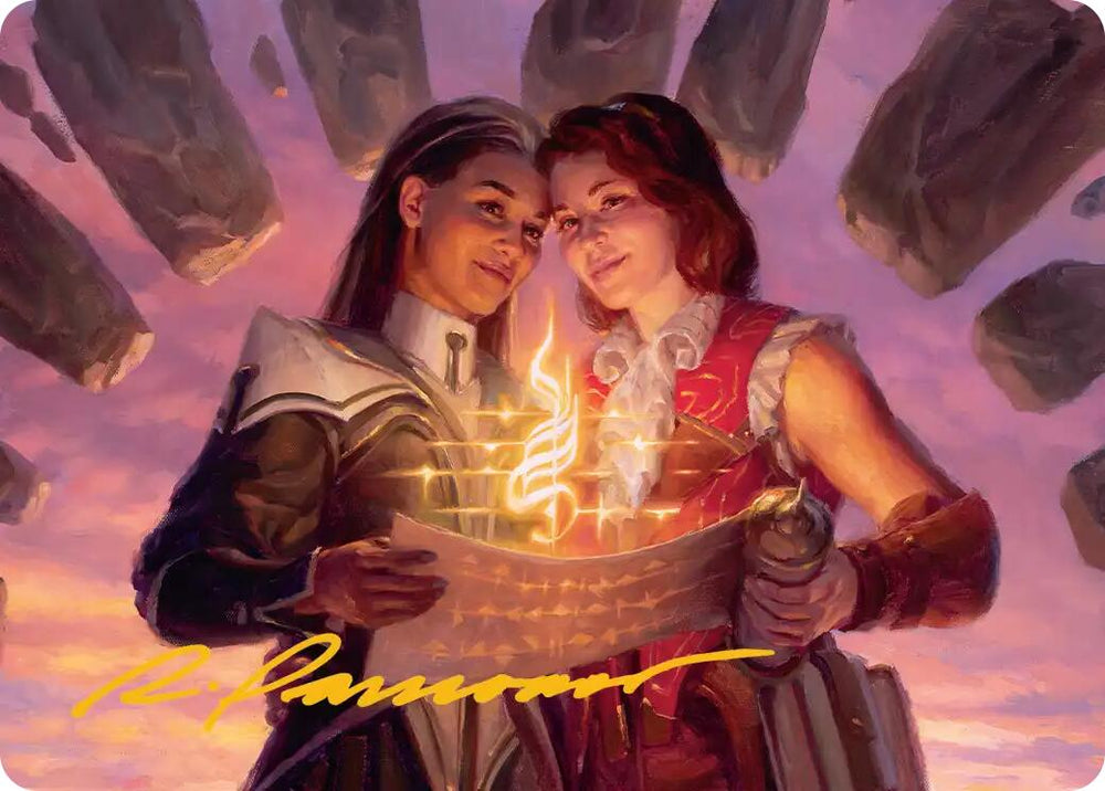 Joined Researchers Art Card (Gold-Stamped Signature) [Secrets of Strixhaven Art Series]