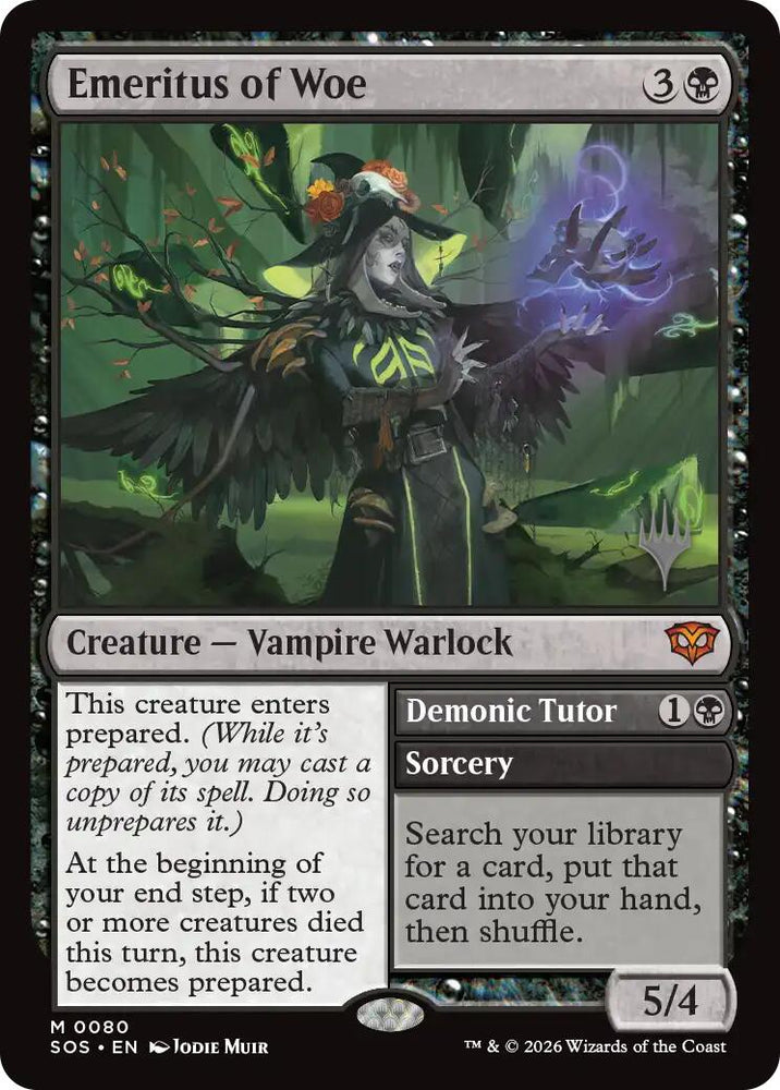 Emeritus of Woe [Secrets of Strixhaven Promos]