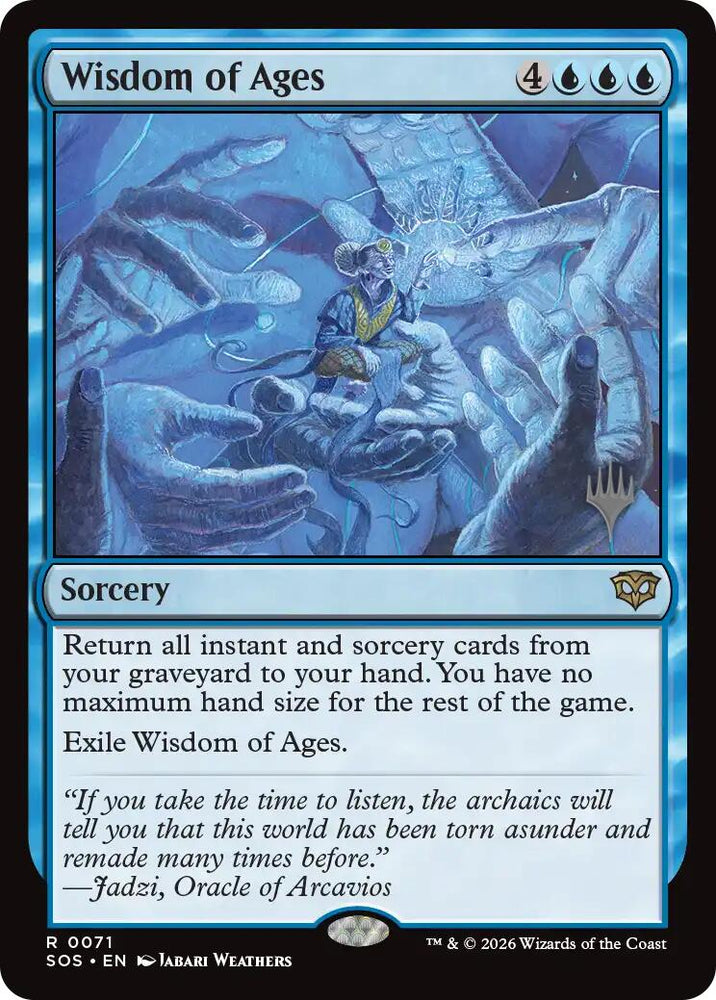 Wisdom of Ages [Secrets of Strixhaven Promos]