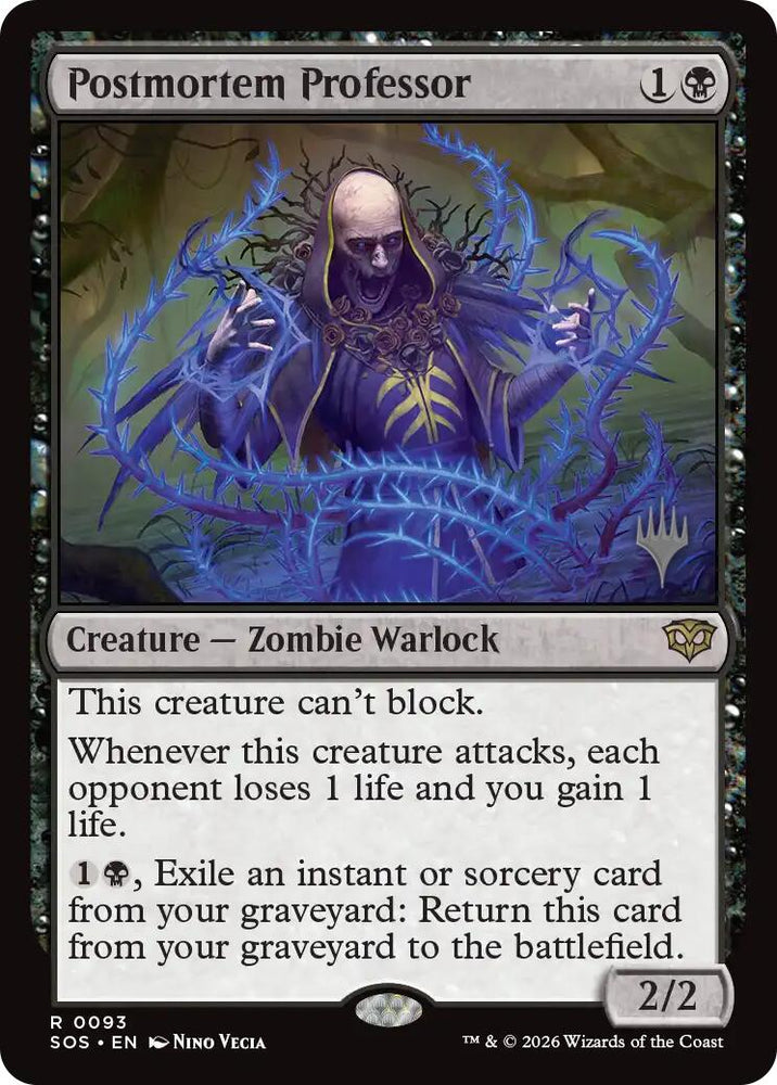 Postmortem Professor [Secrets of Strixhaven Promos]