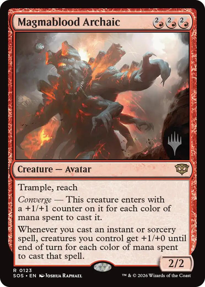 Magmablood Archaic [Secrets of Strixhaven Promos]