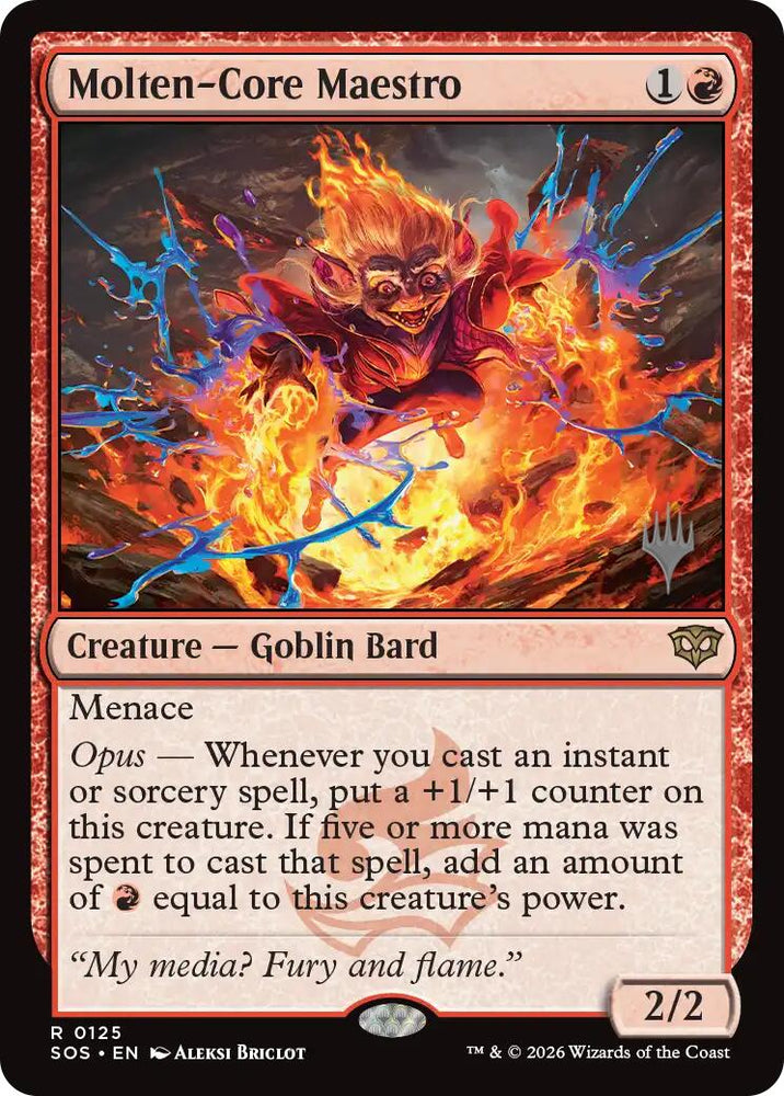 Molten-Core Maestro [Secrets of Strixhaven Promos]