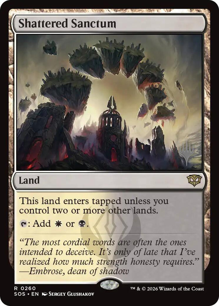 Shattered Sanctum [Secrets of Strixhaven Promos]