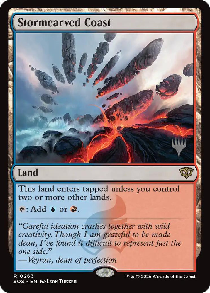 Stormcarved Coast [Secrets of Strixhaven Promos]