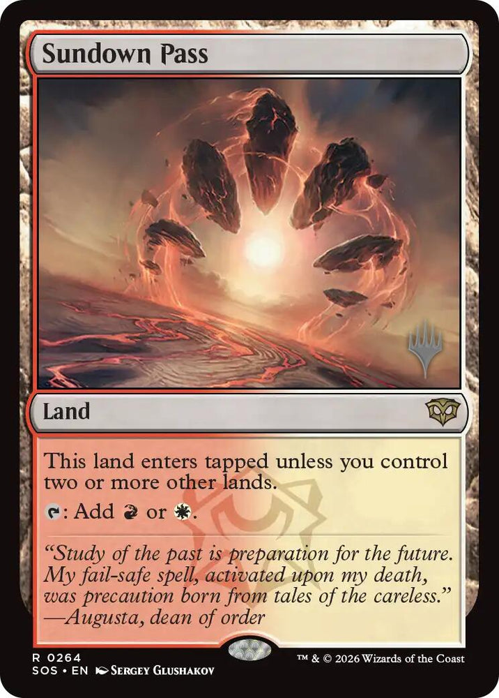 Sundown Pass [Secrets of Strixhaven Promos]