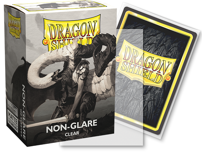 Dragon Shield: Standard 100ct Sleeves (Non-Glare Matte) - Clear