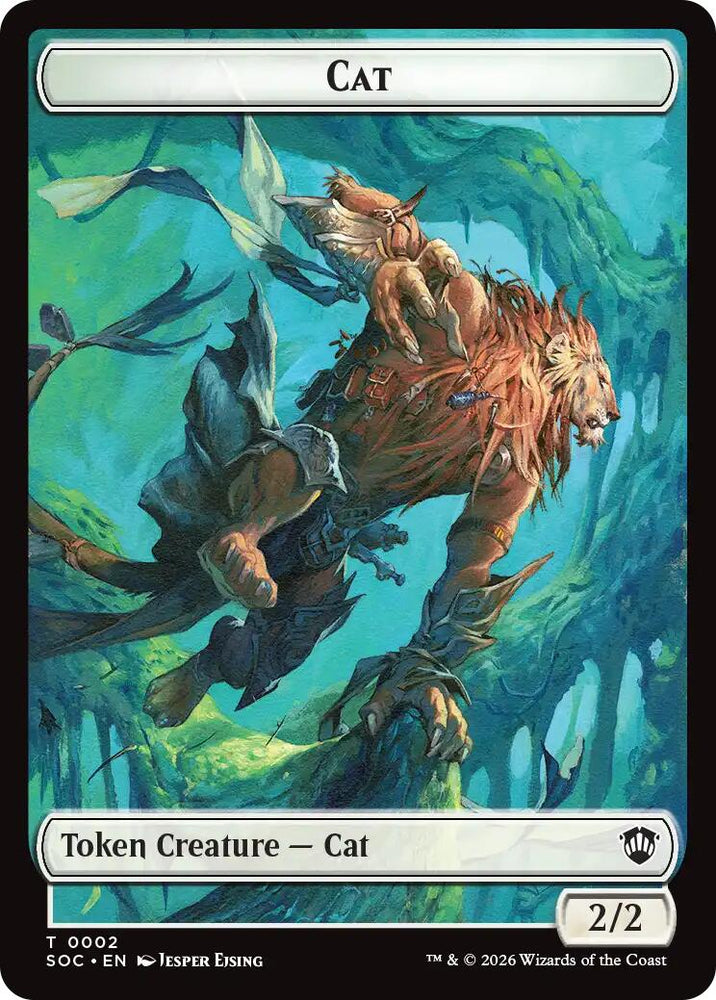 Cat // Inkling (0022) Double-Sided Token [Secrets of Strixhaven Commander Tokens]