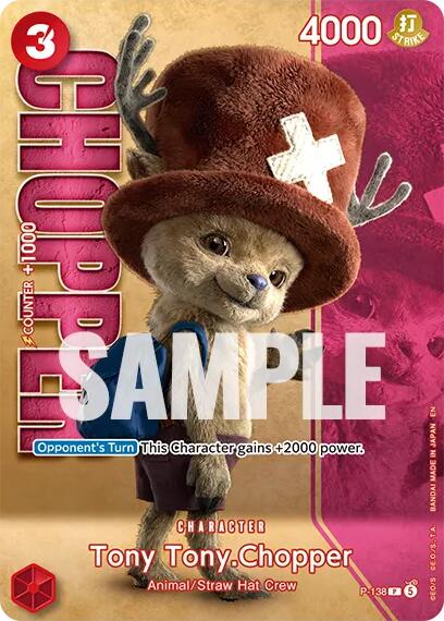 Tony Tony.Chopper (P-138) (Premium Card Collection -Live Action Edition Vol.2 Straw Hat Crew-) [One Piece Promotion Cards]