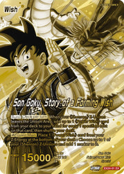 Son Goku // Son Goku, Story of a Forming Wish (Championship Golden Card 2026 Vol.1) (EX24-01) [Tournament Promotion Cards]