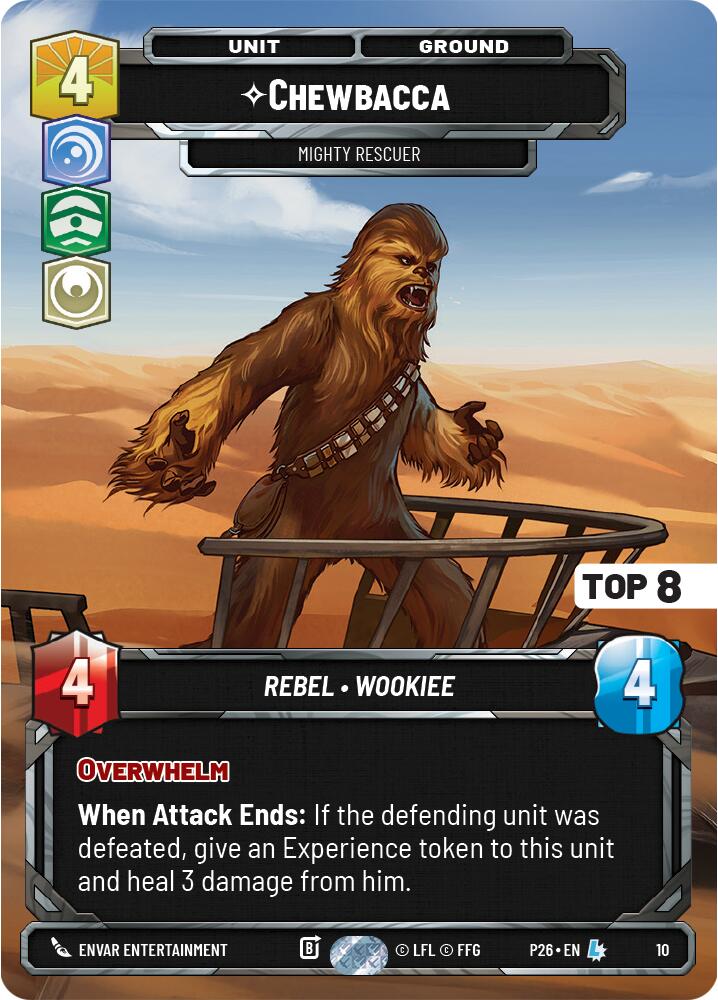 Chewbacca - Mighty Rescuer (10) (Top 8) (10) [Organized Play Promos]