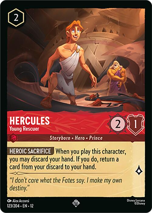 Hercules - Young Rescuer (123/204) [Wilds Unknown]