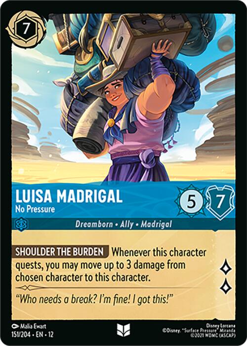 Luisa Madrigal - No Pressure (151/204) [Wilds Unknown]