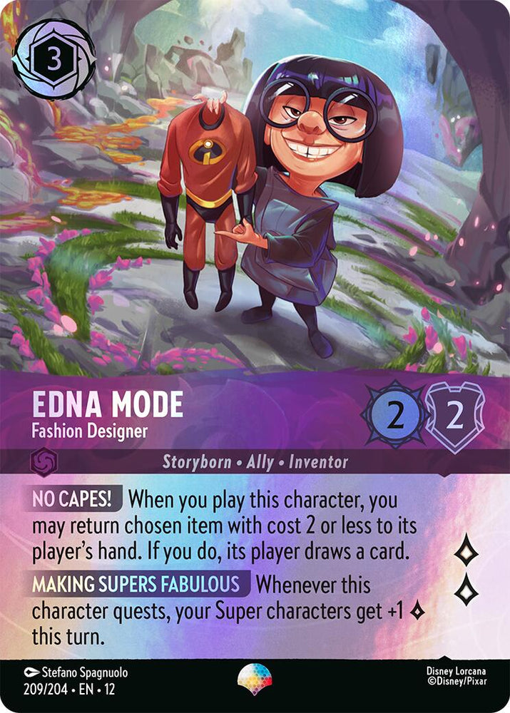 Edna Mode - Fashion Designer (Epic) (209/204) [Wilds Unknown]