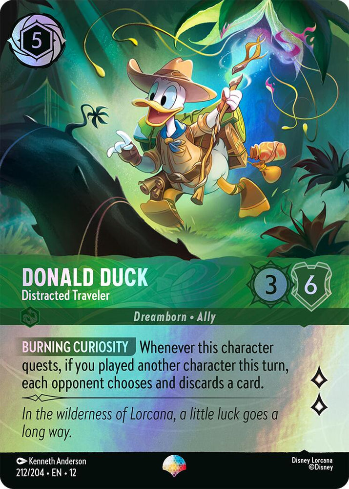 Donald Duck - Distracted Traveler (Epic) (212/204) [Wilds Unknown]