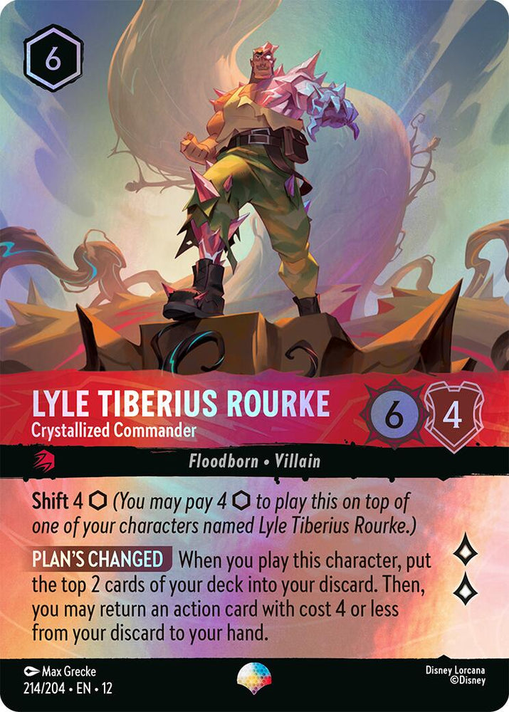 Lyle Tiberius Rourke - Crystallized Commander (Epic) (214/204) [Wilds Unknown]