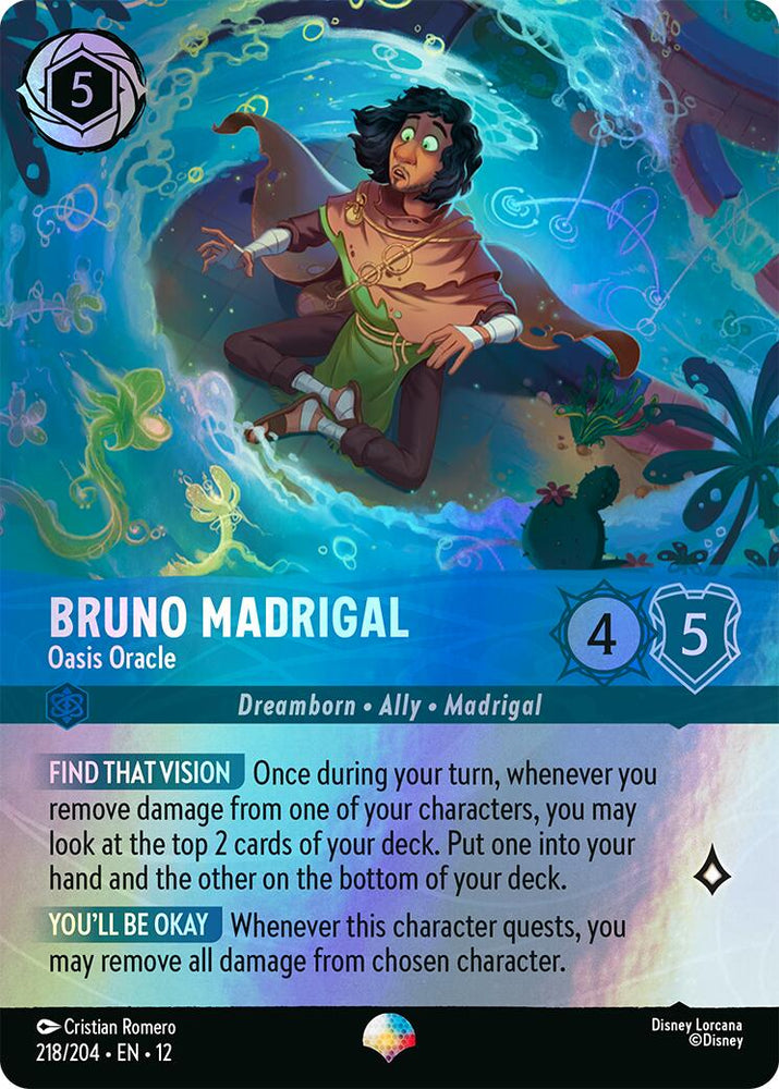 Bruno Madrigal - Oasis Oracle (Epic) (218/204) [Wilds Unknown]