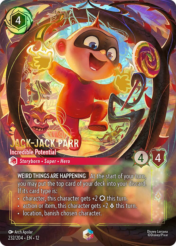 Jack-Jack Parr - Incredible Potential (Enchanted) (232/204) [Wilds Unknown]