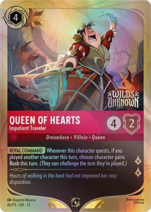 Queen of Hearts - Impatient Traveler (46) [Promo Cards]