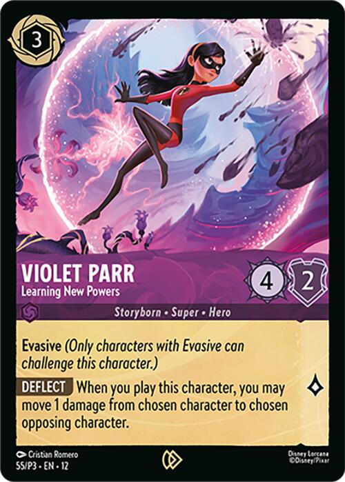 Violet Parr - Learning New Powers (55) [Promo Cards]
