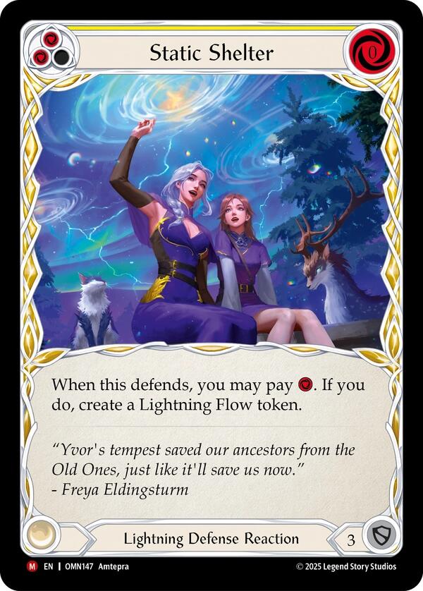 Static Shelter [OMN147] (Omens of the Third Age)  Cold Foil