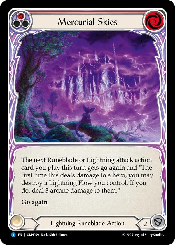 Mercurial Skies (Red) [OMN059] (Omens of the Third Age)