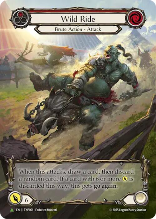 Wild Ride (Red) (Marvel) [TNP001] (Promo)  Rainbow Foil