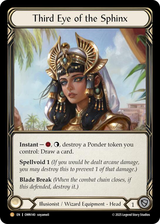 Third Eye of the Sphinx [OMN140] (Omens of the Third Age)  Cold Foil