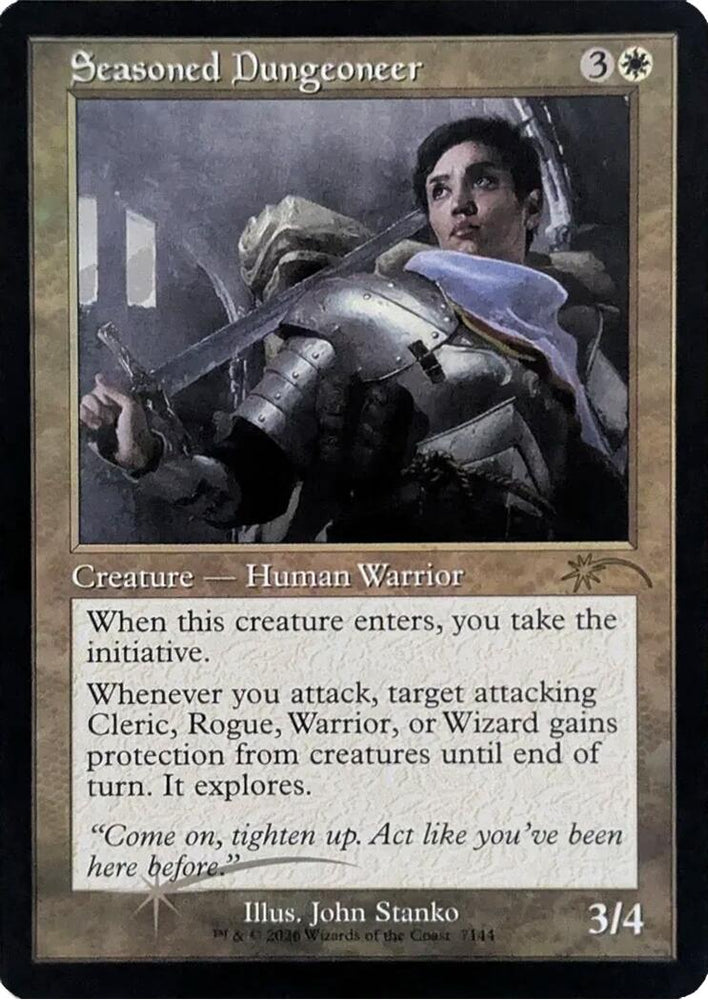 Seasoned Dungeoneer (Retro Frame) [Secret Lair Drop Series]