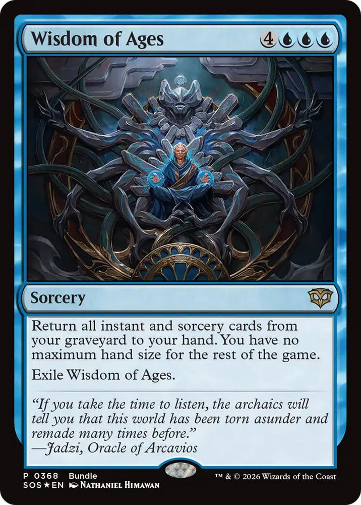Wisdom of Ages (Bundle) [Secrets of Strixhaven Promos]