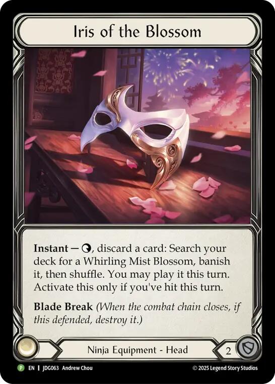 Iris of the Blossom [JDG063] (Promo)  Cold Foil