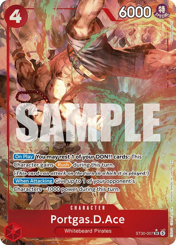 Portgas.D.Ace (ST30-007) (Parallel) [Starter Deck EX: Luffy & Ace]