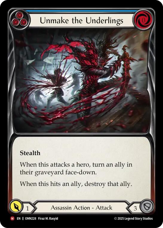 Unmake the Underlings [OMN228] (Omens of the Third Age)