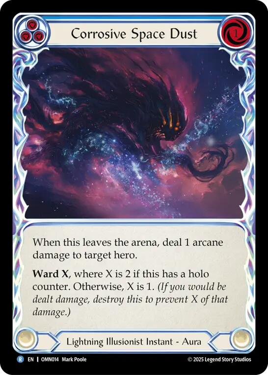 Corrosive Space Dust (Blue) [OMN014] (Omens of the Third Age)