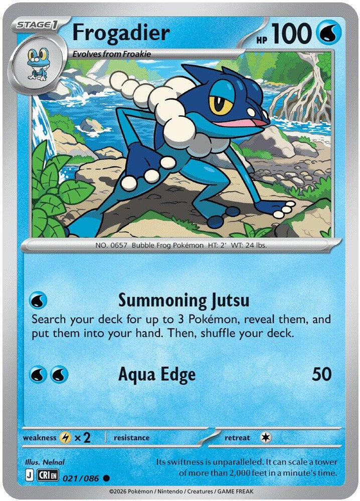 Frogadier (021/086) [Mega Evolution: Chaos Rising]