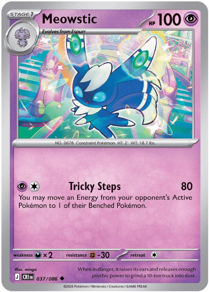 Meowstic (037/086) [Mega Evolution: Chaos Rising]