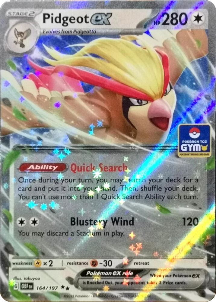 Pidgeot ex (164/197) [Miscellaneous Cards]