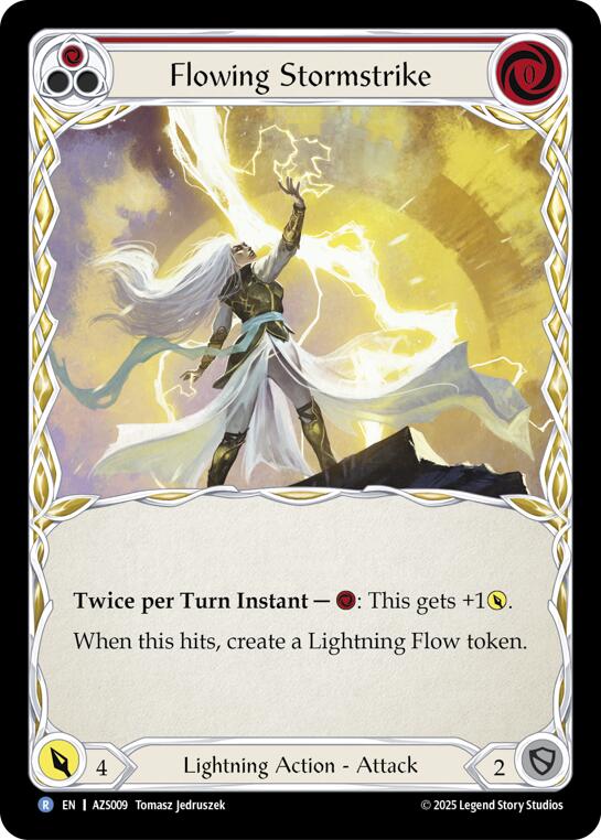 Flowing Stormstrike (Red) [AZS009] (Armory Deck: Zyggy)