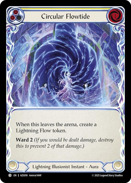 Circular Flowtide (Yellow) [AZS018] (Armory Deck: Zyggy)